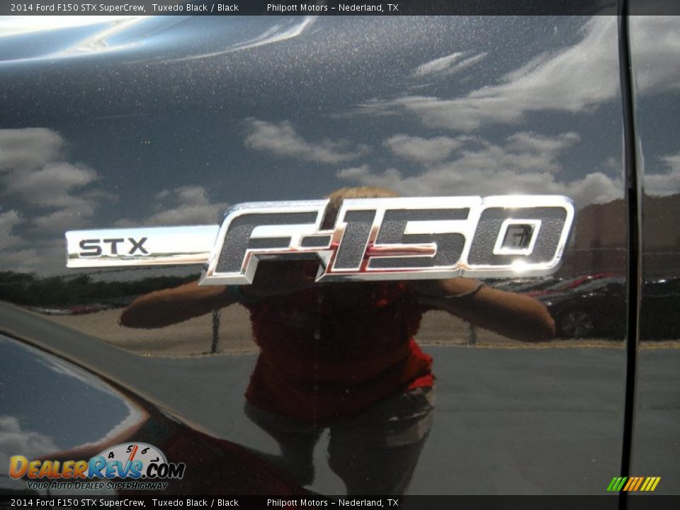 2014 Ford F150 STX SuperCrew Tuxedo Black / Black Photo #13