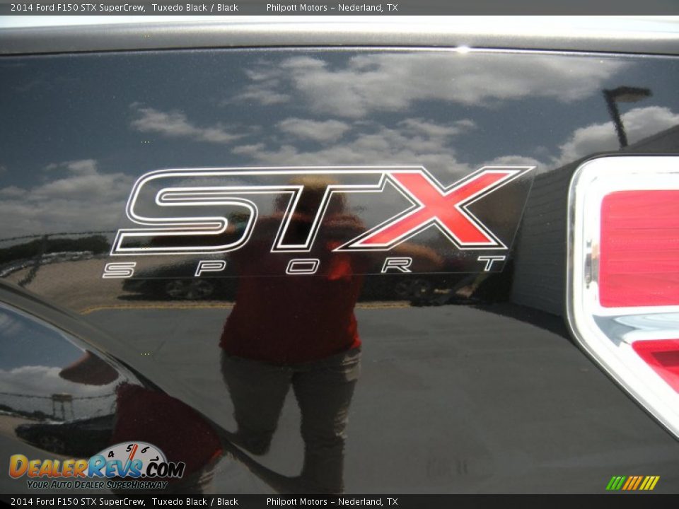 2014 Ford F150 STX SuperCrew Tuxedo Black / Black Photo #16