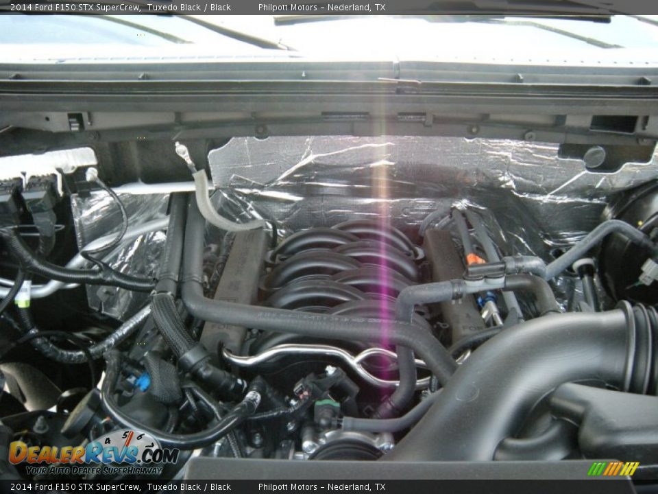 2014 Ford F150 STX SuperCrew Tuxedo Black / Black Photo #18