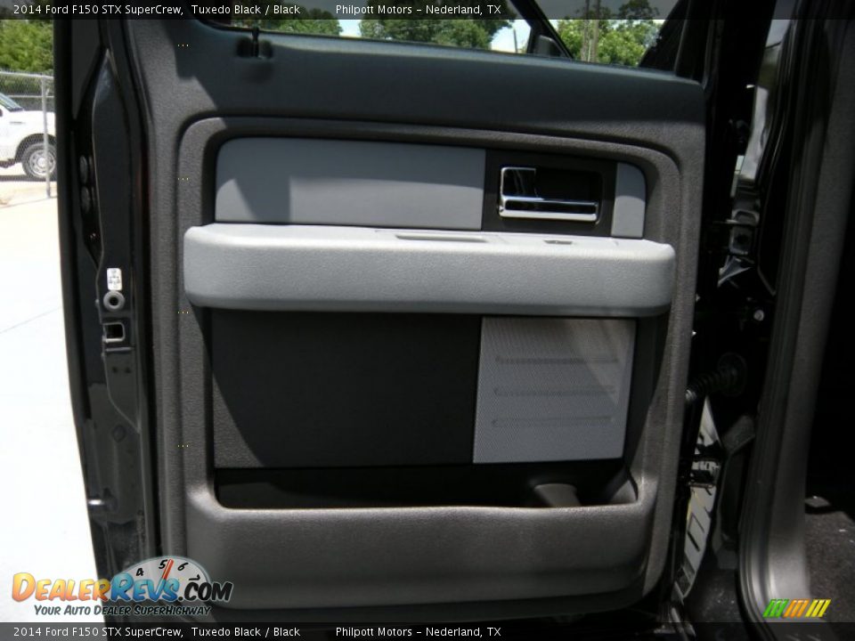 2014 Ford F150 STX SuperCrew Tuxedo Black / Black Photo #21