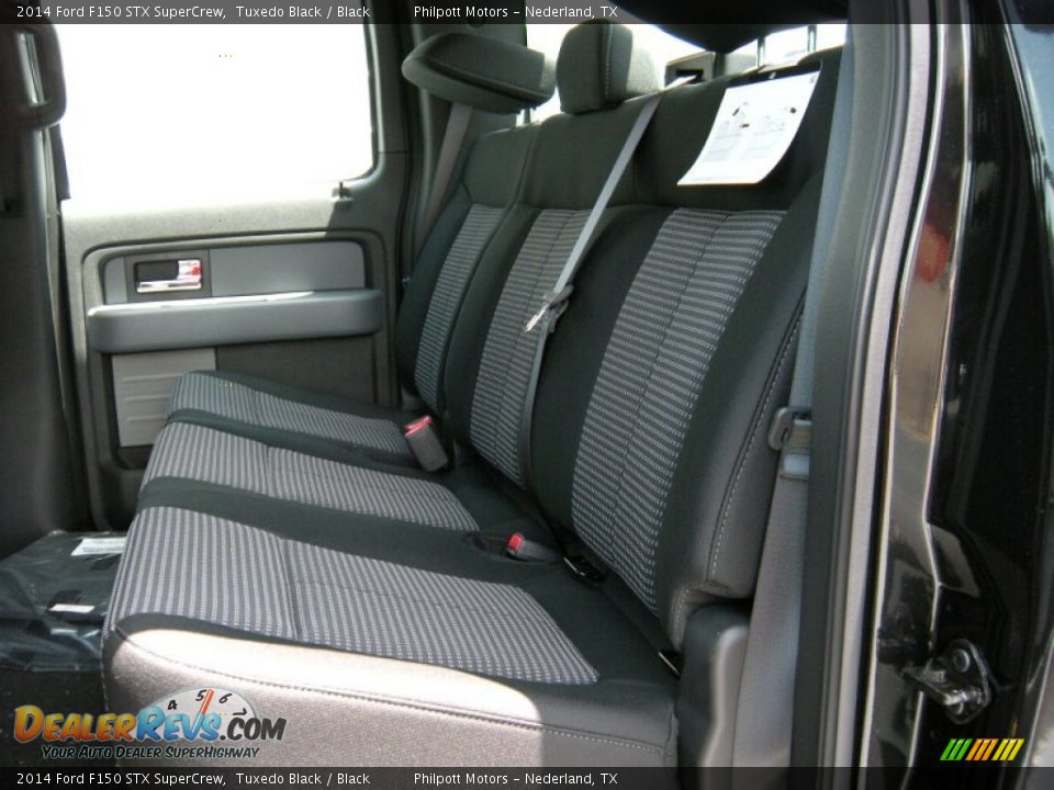 2014 Ford F150 STX SuperCrew Tuxedo Black / Black Photo #22