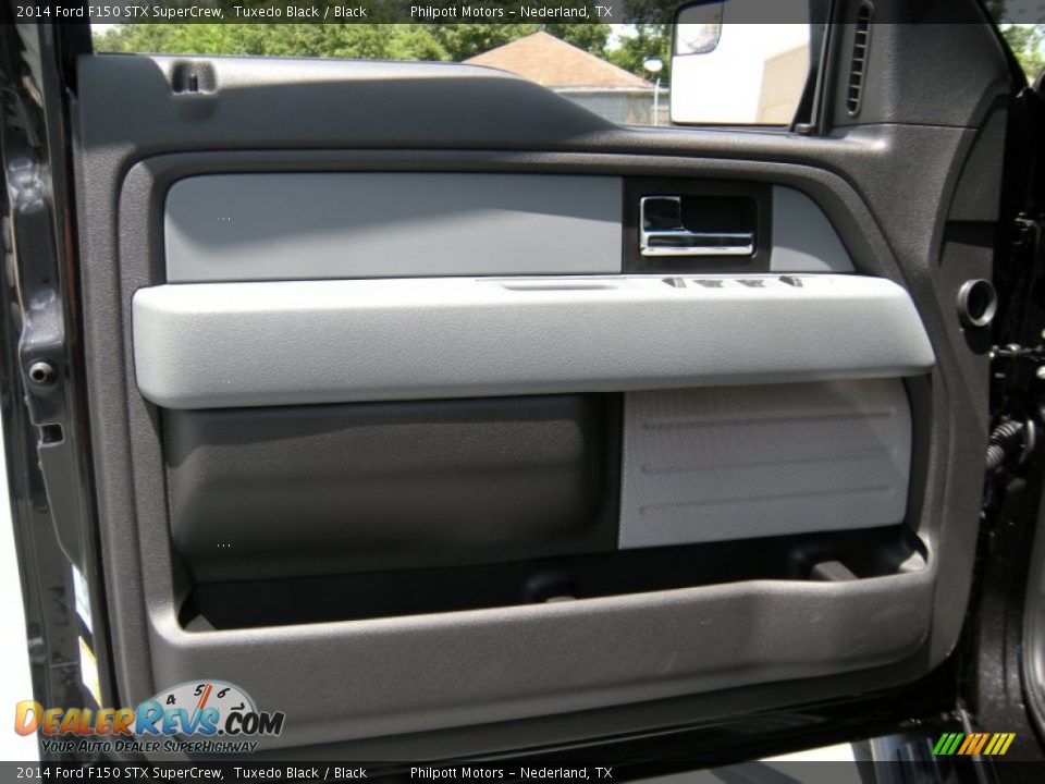 2014 Ford F150 STX SuperCrew Tuxedo Black / Black Photo #23