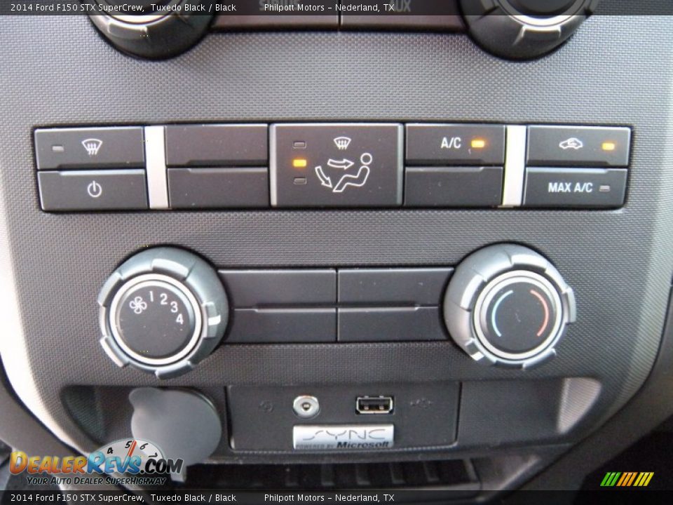 2014 Ford F150 STX SuperCrew Tuxedo Black / Black Photo #30
