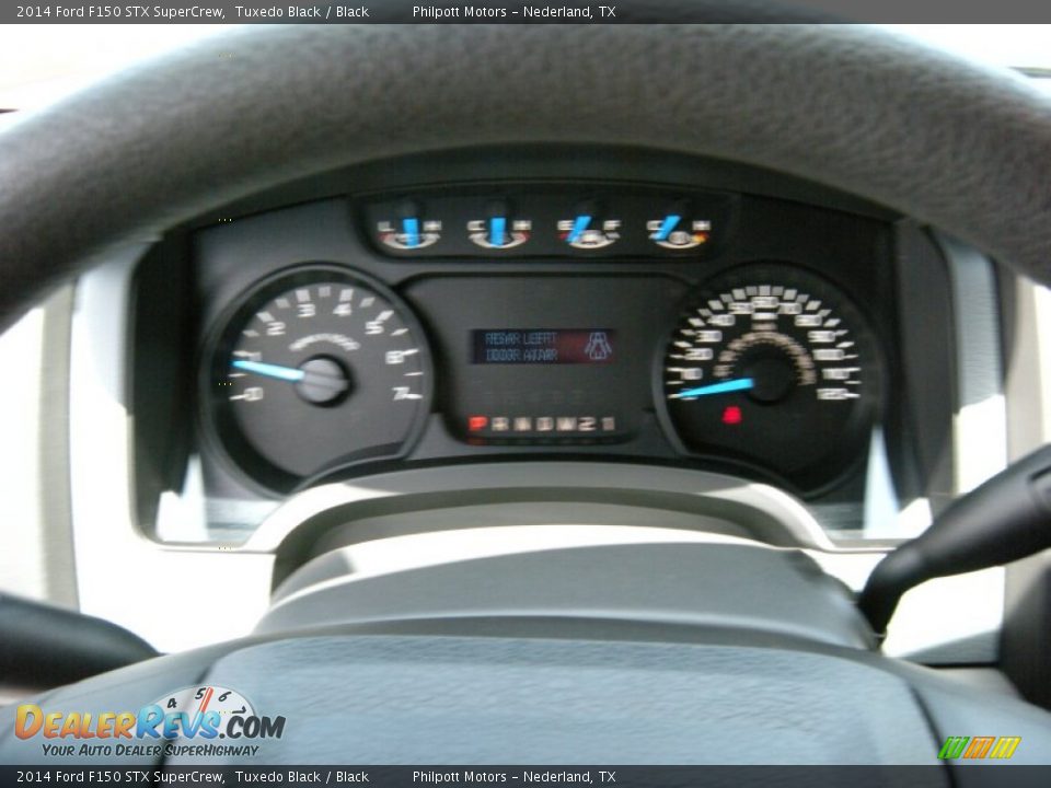 2014 Ford F150 STX SuperCrew Tuxedo Black / Black Photo #33