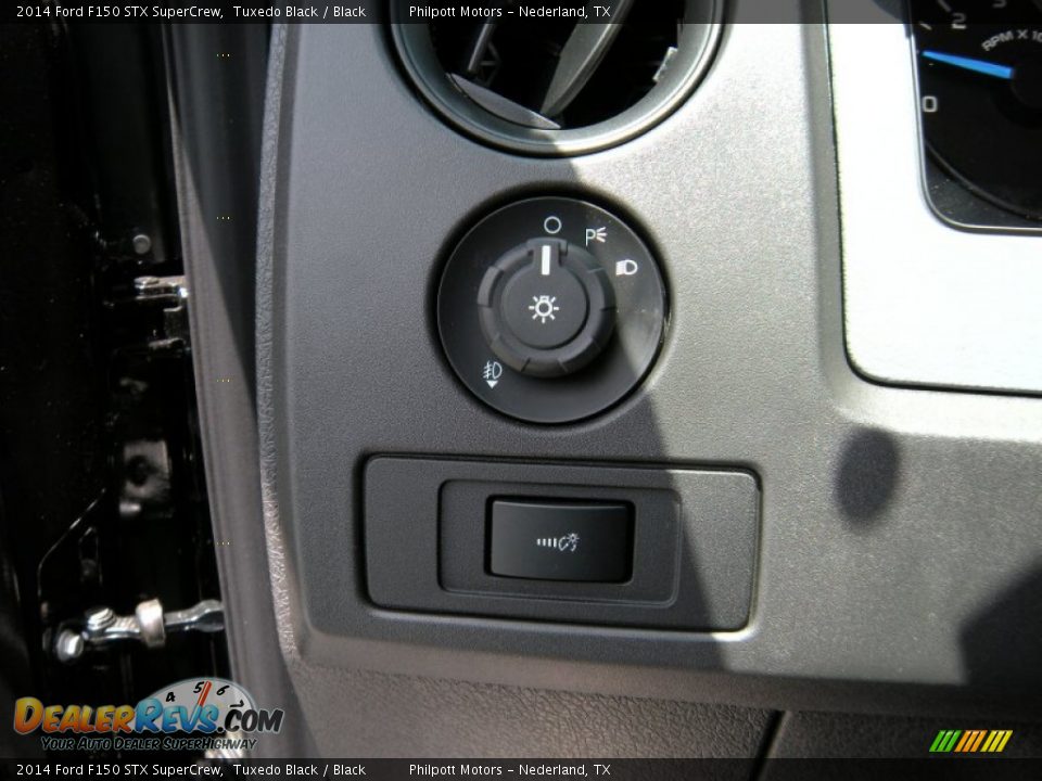 2014 Ford F150 STX SuperCrew Tuxedo Black / Black Photo #34