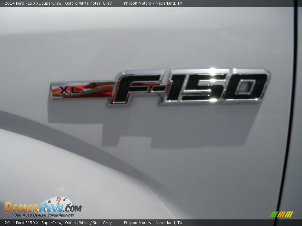 2014 Ford F150 XL SuperCrew Oxford White / Steel Grey Photo #13