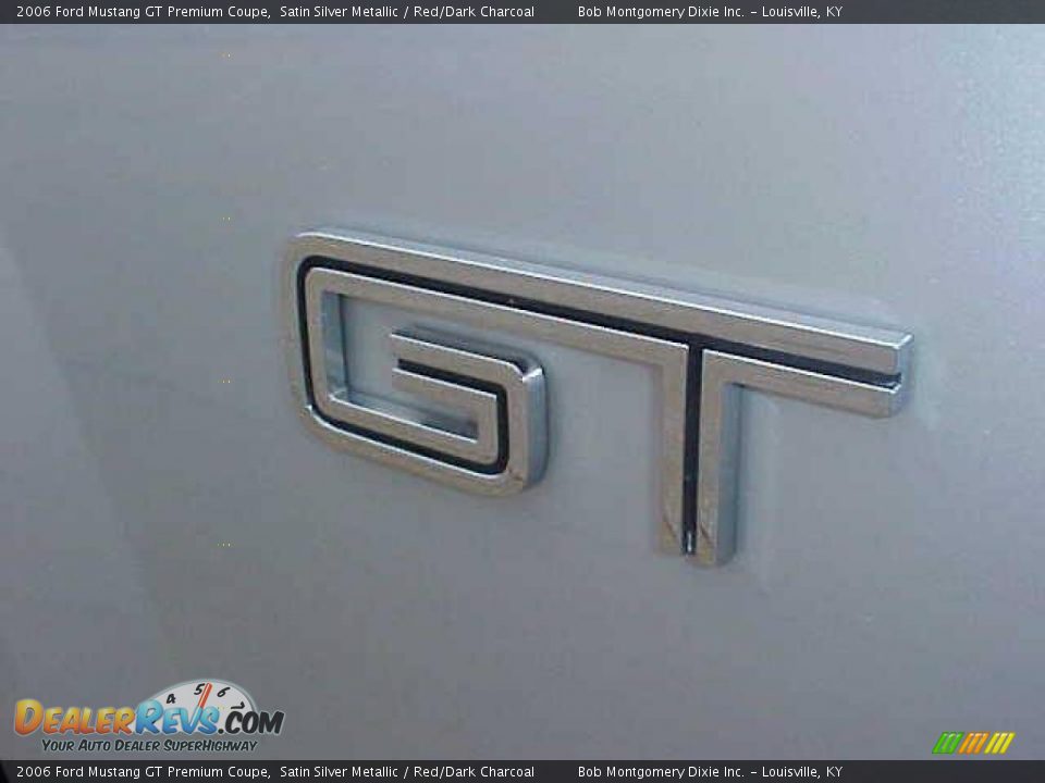 2006 Ford Mustang GT Premium Coupe Satin Silver Metallic / Red/Dark Charcoal Photo #5