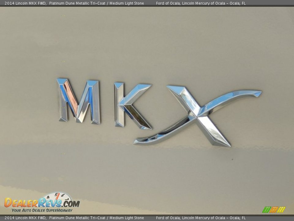 2014 Lincoln MKX FWD Platinum Dune Metallic Tri-Coat / Medium Light Stone Photo #4
