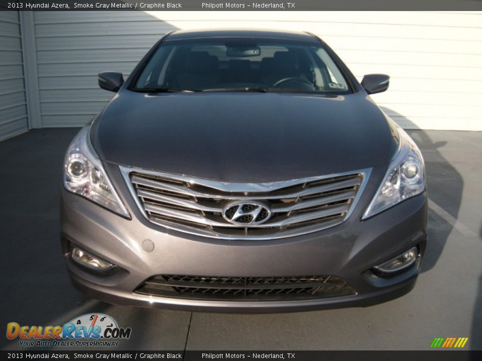 2013 Hyundai Azera Smoke Gray Metallic / Graphite Black Photo #8