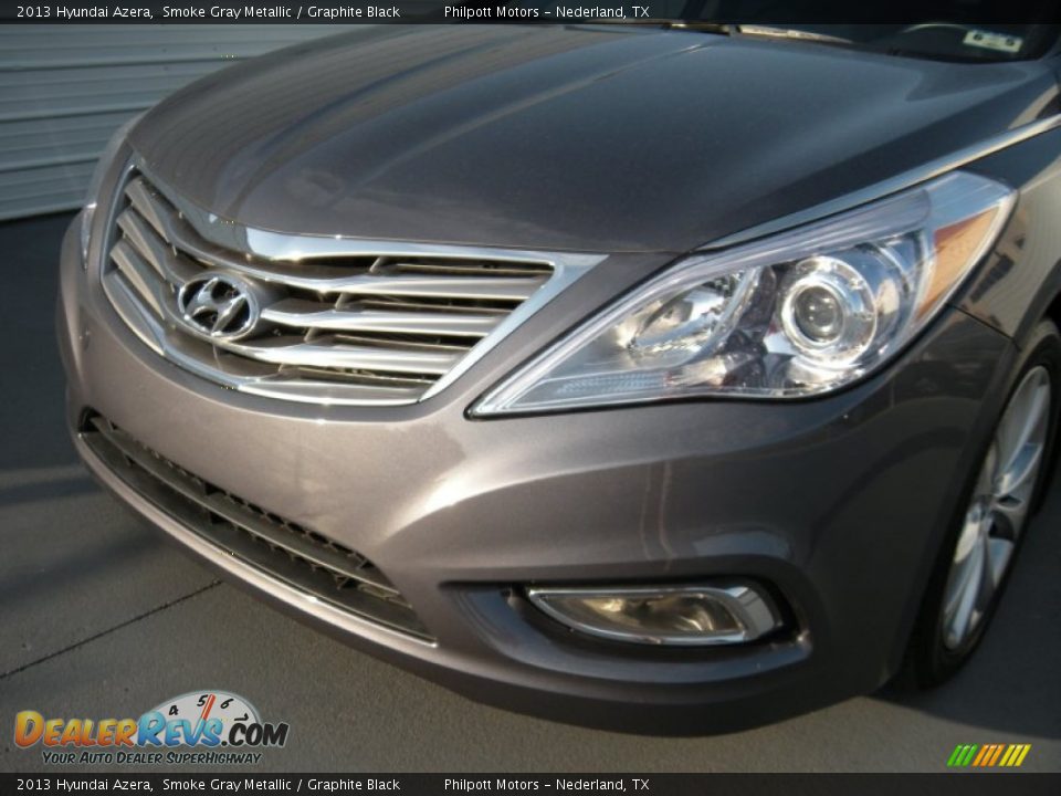 2013 Hyundai Azera Smoke Gray Metallic / Graphite Black Photo #10