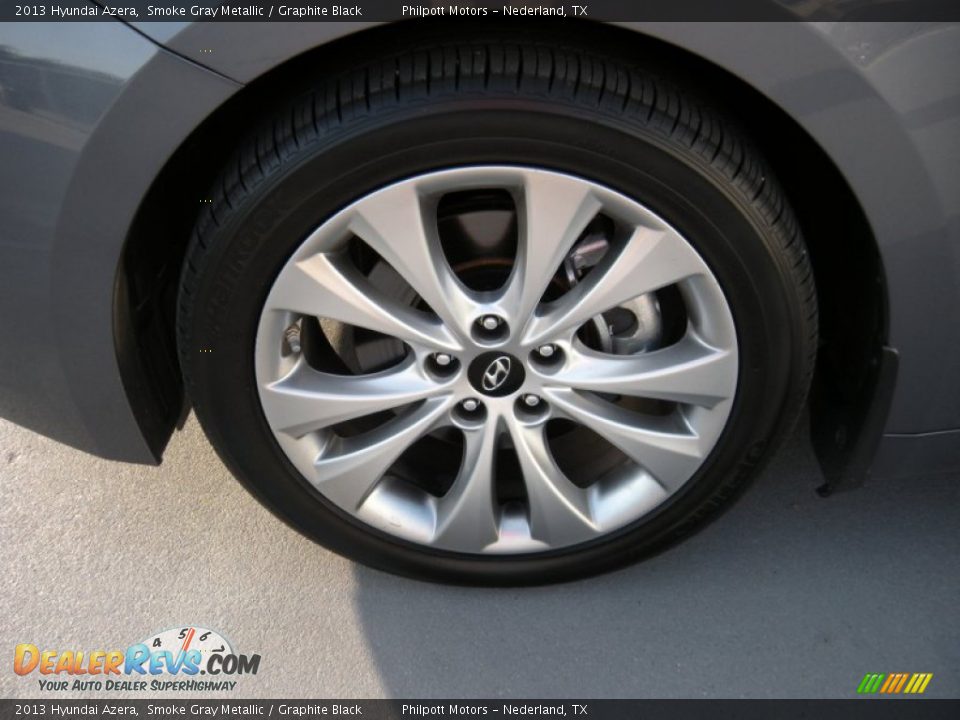 2013 Hyundai Azera Smoke Gray Metallic / Graphite Black Photo #11