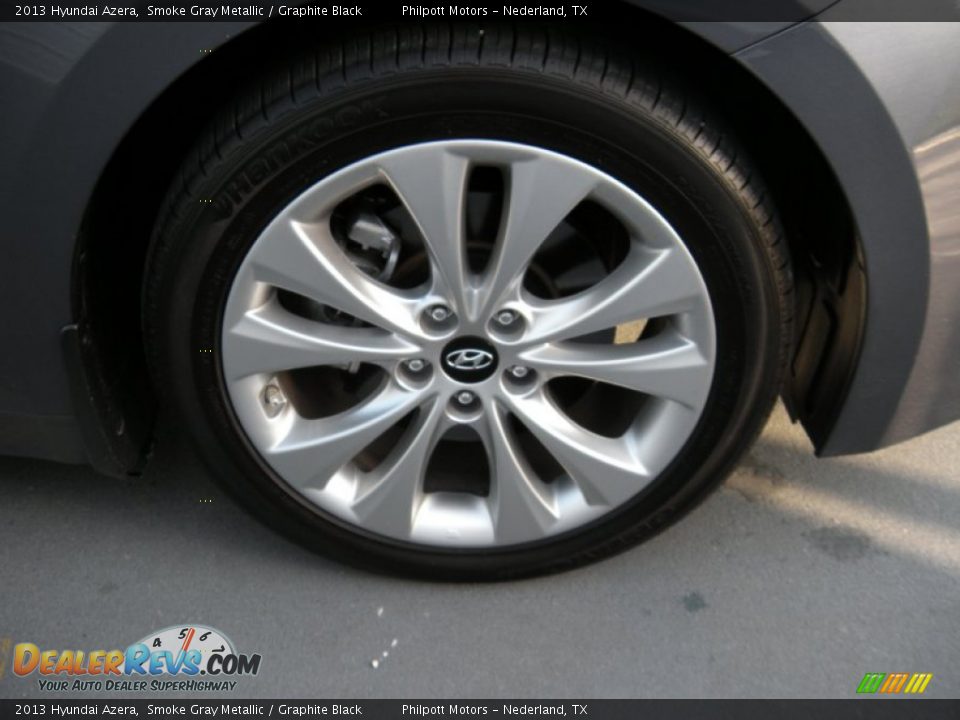 2013 Hyundai Azera Smoke Gray Metallic / Graphite Black Photo #14