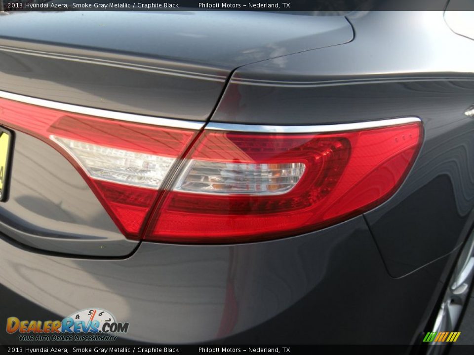 2013 Hyundai Azera Smoke Gray Metallic / Graphite Black Photo #16