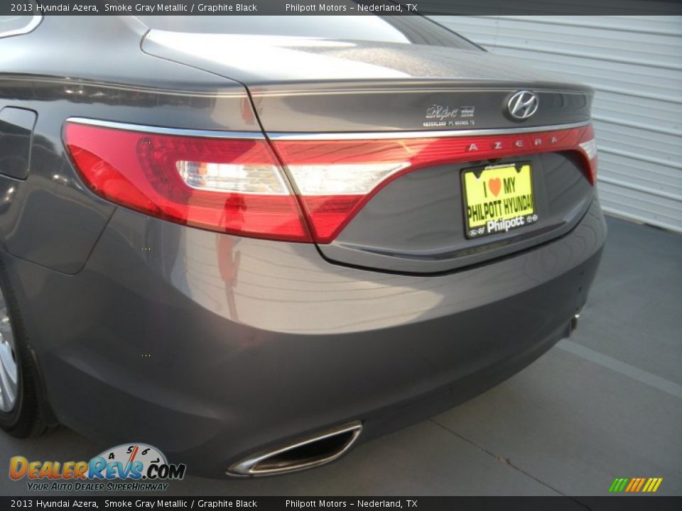 2013 Hyundai Azera Smoke Gray Metallic / Graphite Black Photo #18