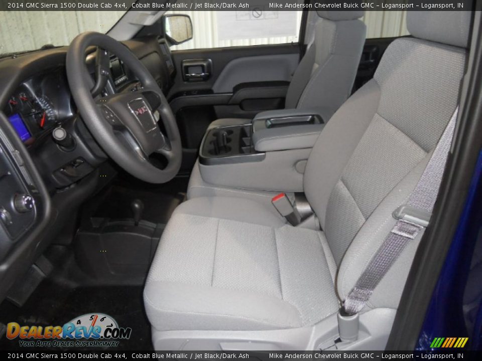 2014 GMC Sierra 1500 Double Cab 4x4 Cobalt Blue Metallic / Jet Black/Dark Ash Photo #5