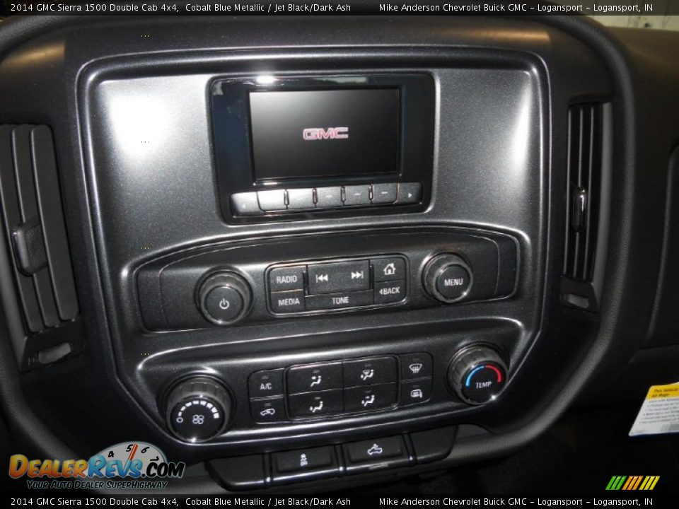 2014 GMC Sierra 1500 Double Cab 4x4 Cobalt Blue Metallic / Jet Black/Dark Ash Photo #10