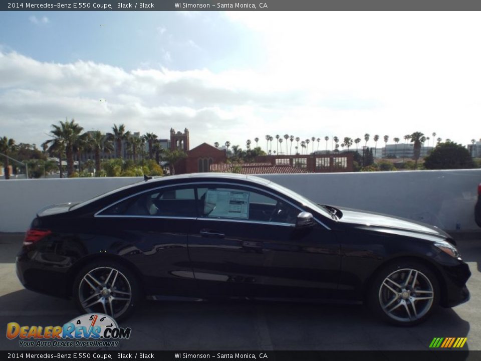 2014 Mercedes-Benz E 550 Coupe Black / Black Photo #3