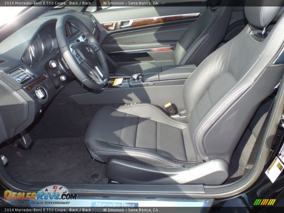 Front Seat of 2014 Mercedes-Benz E 550 Coupe Photo #7