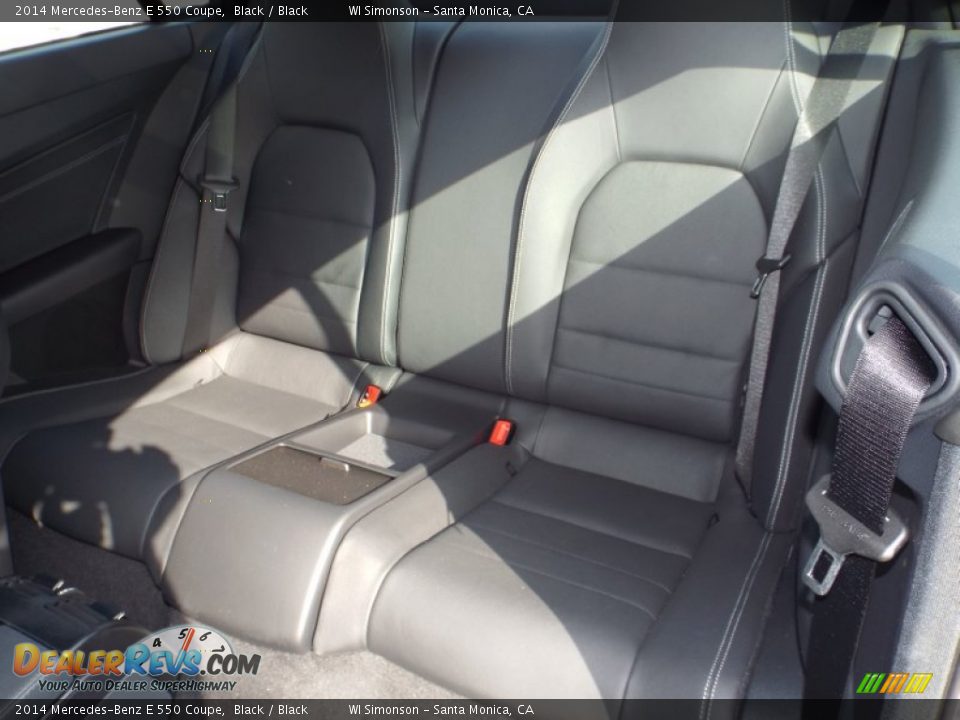 Rear Seat of 2014 Mercedes-Benz E 550 Coupe Photo #8