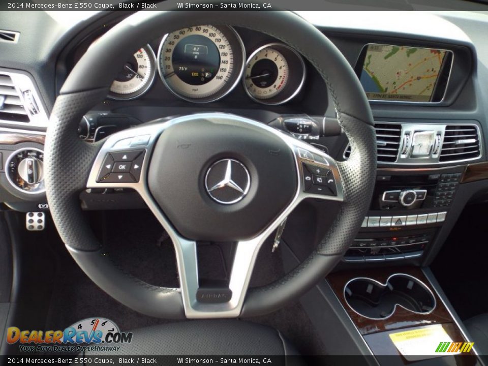 2014 Mercedes-Benz E 550 Coupe Steering Wheel Photo #9