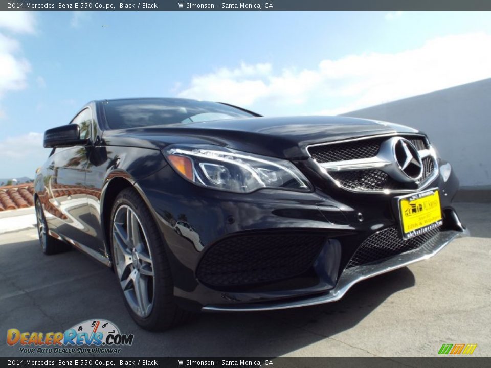 2014 Mercedes-Benz E 550 Coupe Black / Black Photo #11