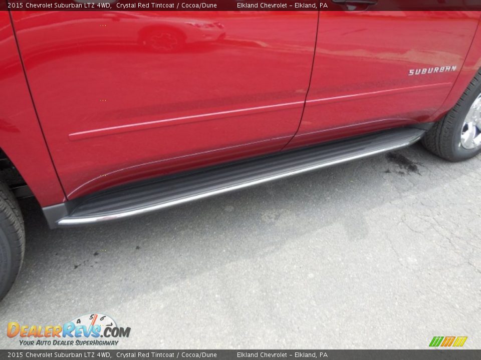 2015 Chevrolet Suburban LTZ 4WD Crystal Red Tintcoat / Cocoa/Dune Photo #12