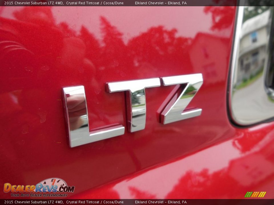 2015 Chevrolet Suburban LTZ 4WD Crystal Red Tintcoat / Cocoa/Dune Photo #16