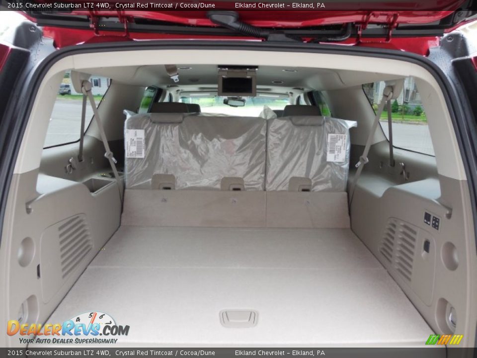 2015 Chevrolet Suburban LTZ 4WD Crystal Red Tintcoat / Cocoa/Dune Photo #17