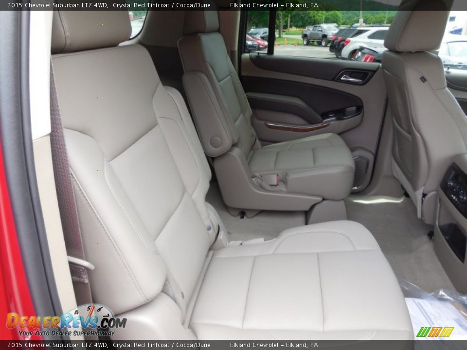 2015 Chevrolet Suburban LTZ 4WD Crystal Red Tintcoat / Cocoa/Dune Photo #22