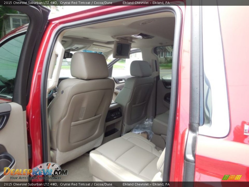 2015 Chevrolet Suburban LTZ 4WD Crystal Red Tintcoat / Cocoa/Dune Photo #25