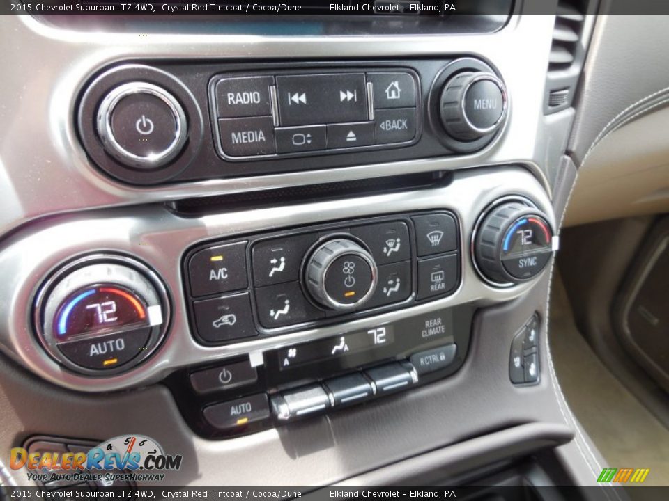 2015 Chevrolet Suburban LTZ 4WD Crystal Red Tintcoat / Cocoa/Dune Photo #36