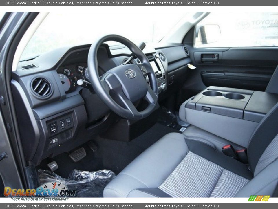 2014 Toyota Tundra SR Double Cab 4x4 Magnetic Gray Metallic / Graphite Photo #5
