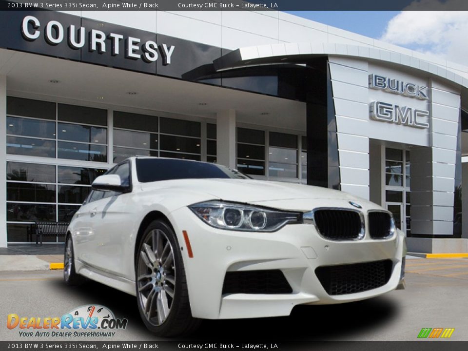 2013 BMW 3 Series 335i Sedan Alpine White / Black Photo #1