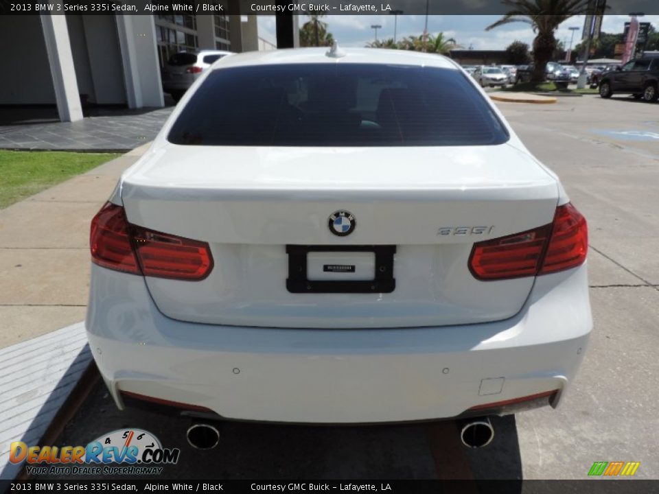 2013 BMW 3 Series 335i Sedan Alpine White / Black Photo #5