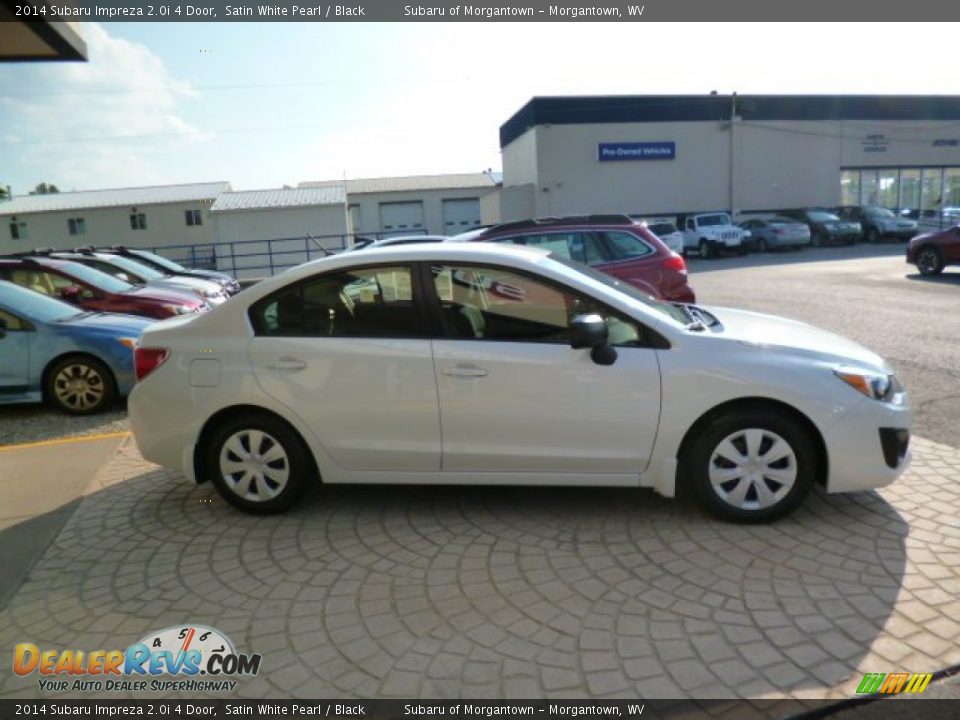 2014 Subaru Impreza 2.0i 4 Door Satin White Pearl / Black Photo #8