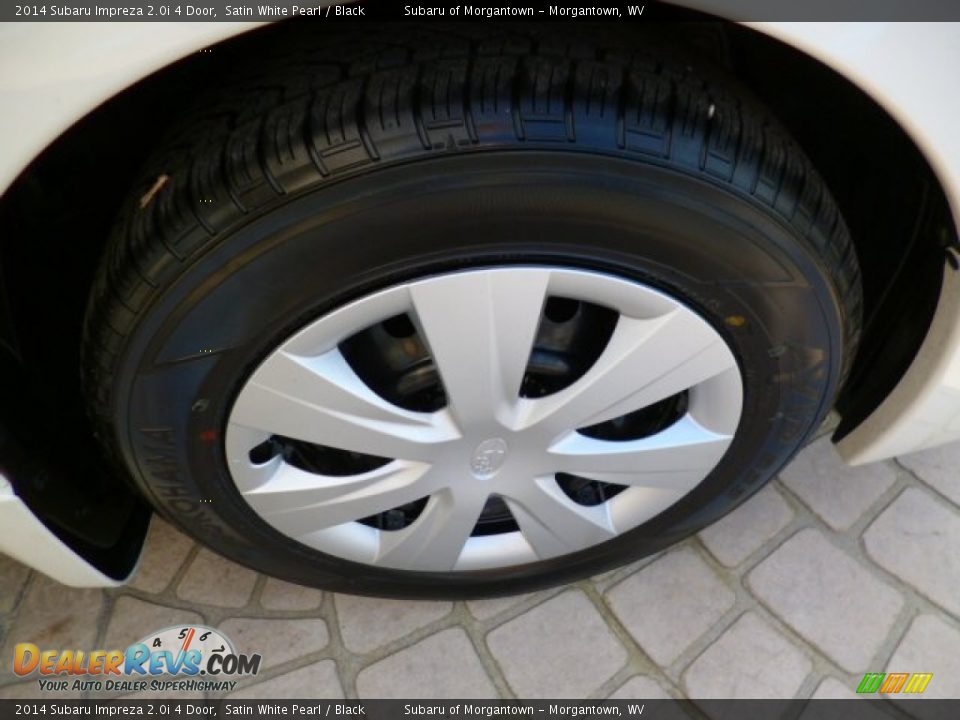 2014 Subaru Impreza 2.0i 4 Door Satin White Pearl / Black Photo #9