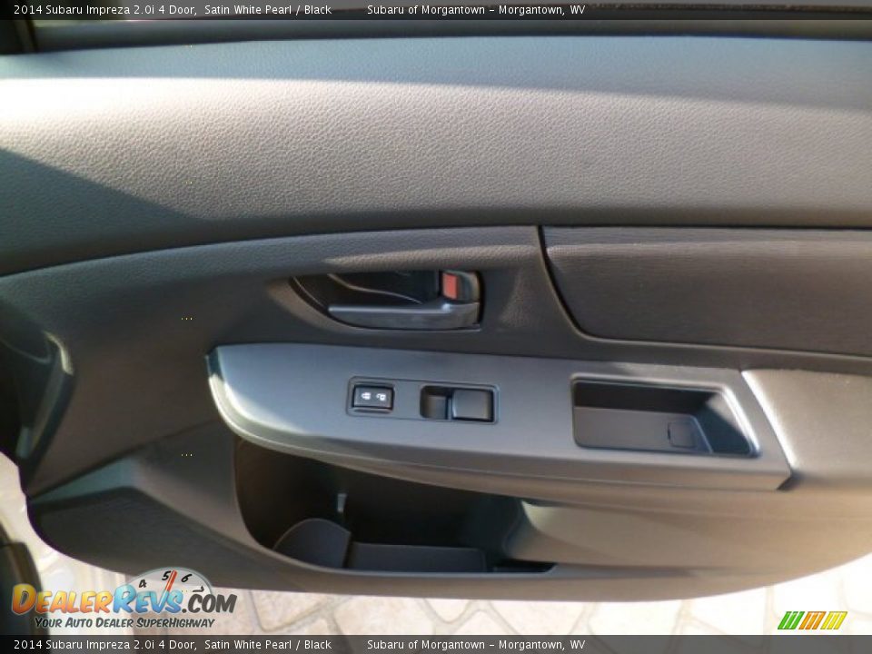 2014 Subaru Impreza 2.0i 4 Door Satin White Pearl / Black Photo #11
