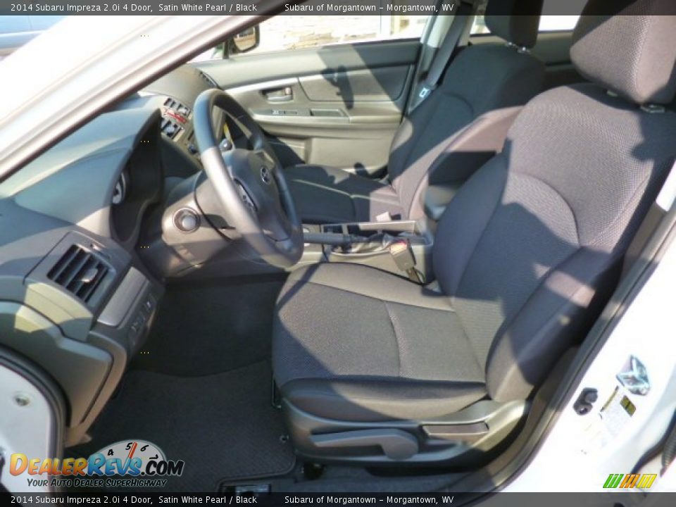 2014 Subaru Impreza 2.0i 4 Door Satin White Pearl / Black Photo #15