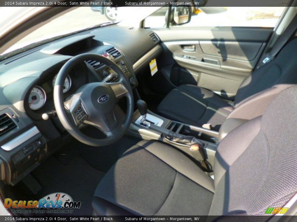2014 Subaru Impreza 2.0i 4 Door Satin White Pearl / Black Photo #16