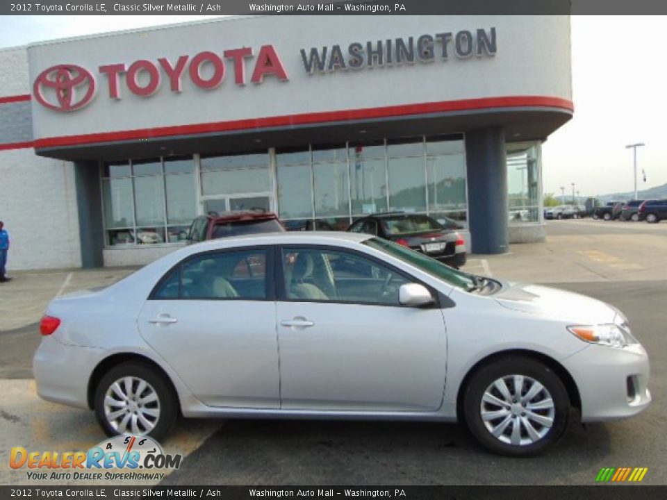 2012 Toyota Corolla LE Classic Silver Metallic / Ash Photo #2