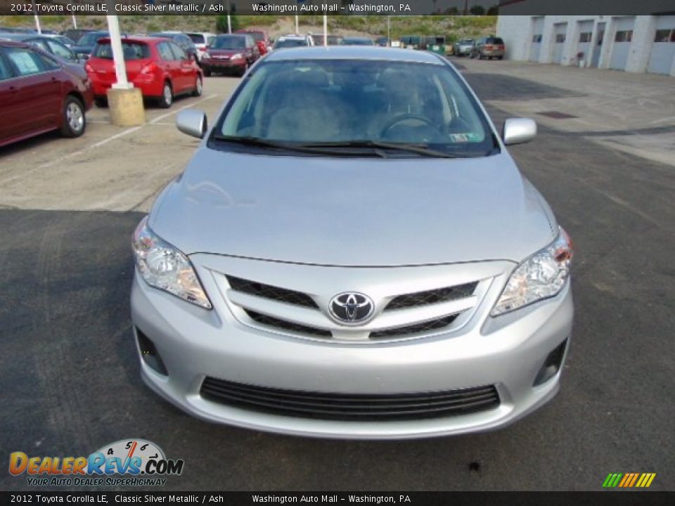2012 Toyota Corolla LE Classic Silver Metallic / Ash Photo #3