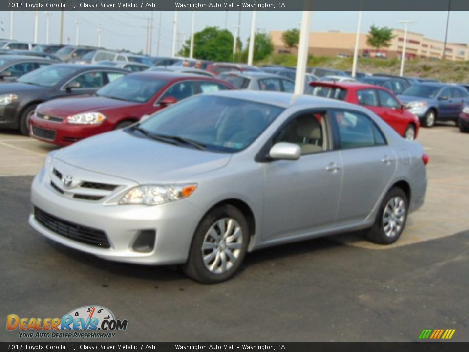 2012 Toyota Corolla LE Classic Silver Metallic / Ash Photo #4