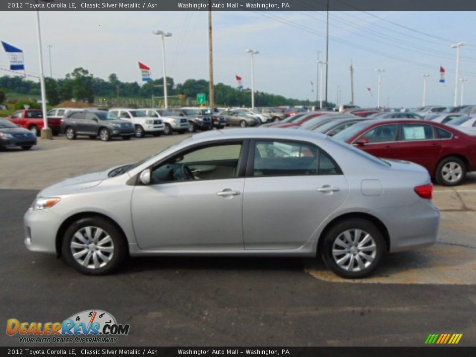 2012 Toyota Corolla LE Classic Silver Metallic / Ash Photo #5