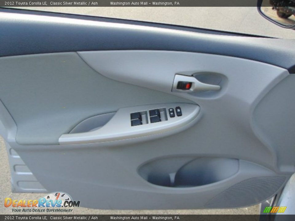 2012 Toyota Corolla LE Classic Silver Metallic / Ash Photo #8