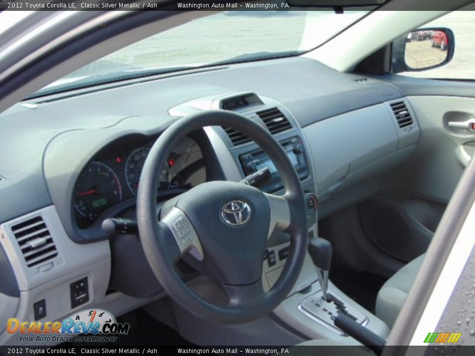 2012 Toyota Corolla LE Classic Silver Metallic / Ash Photo #9