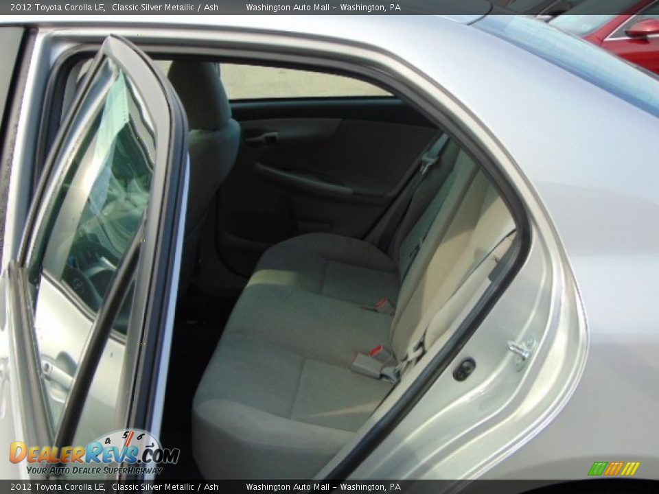 2012 Toyota Corolla LE Classic Silver Metallic / Ash Photo #16