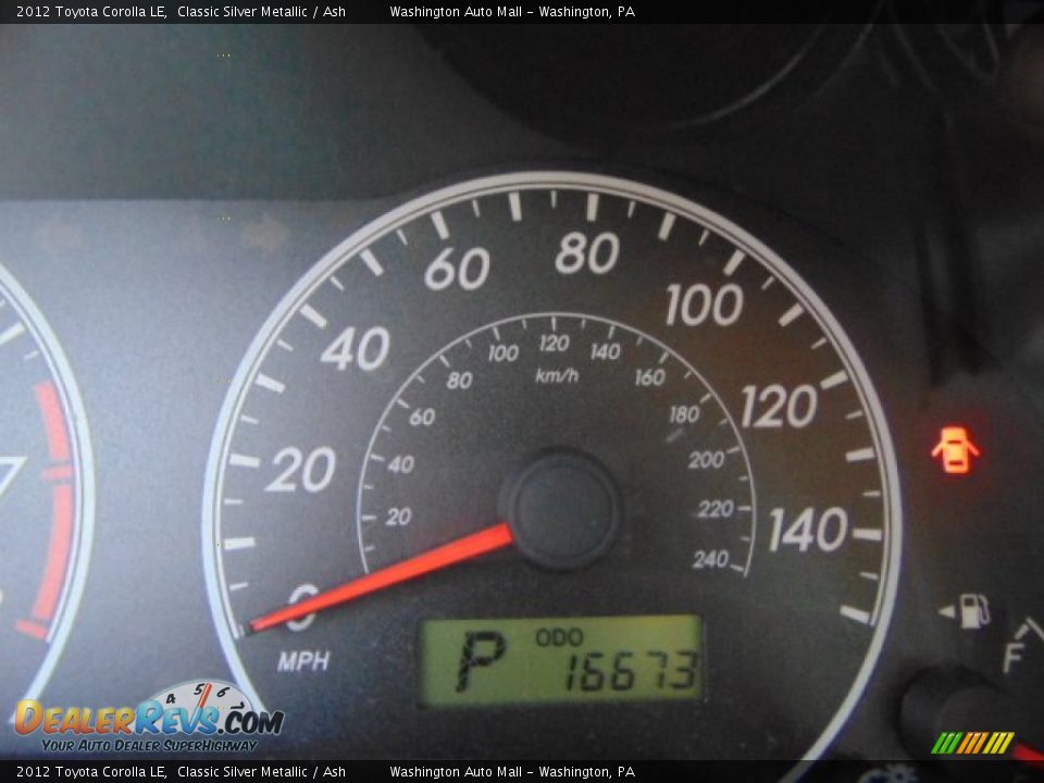 2012 Toyota Corolla LE Classic Silver Metallic / Ash Photo #20