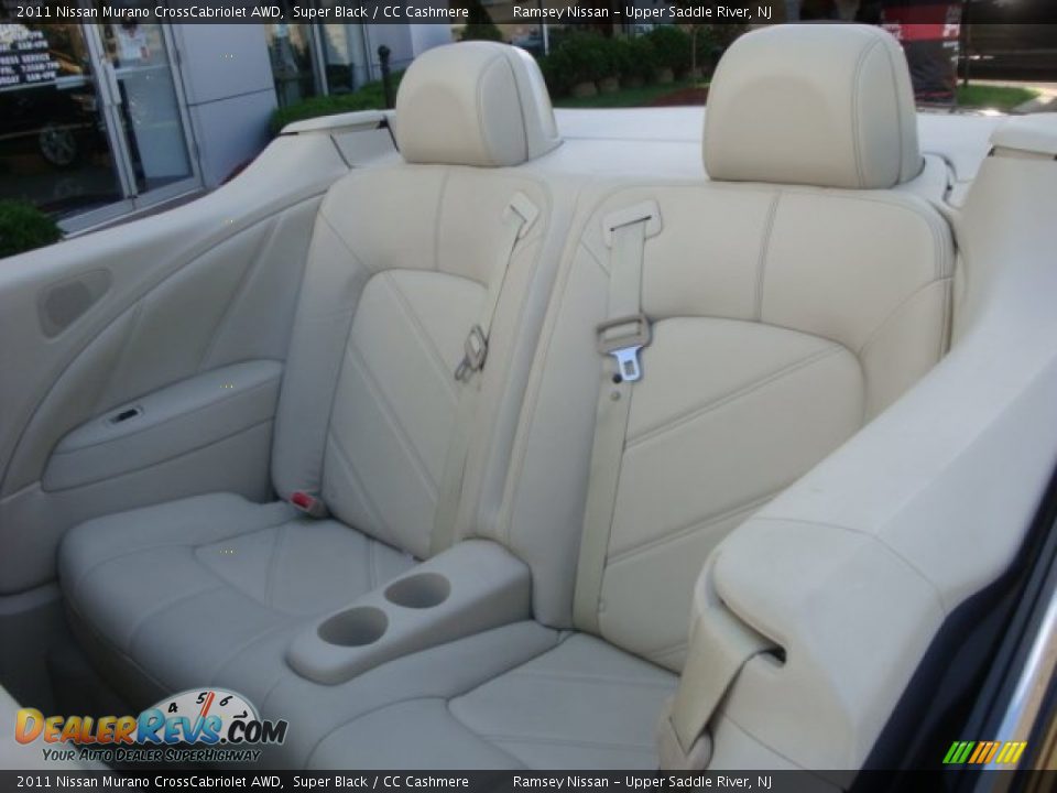 Rear Seat of 2011 Nissan Murano CrossCabriolet AWD Photo #14