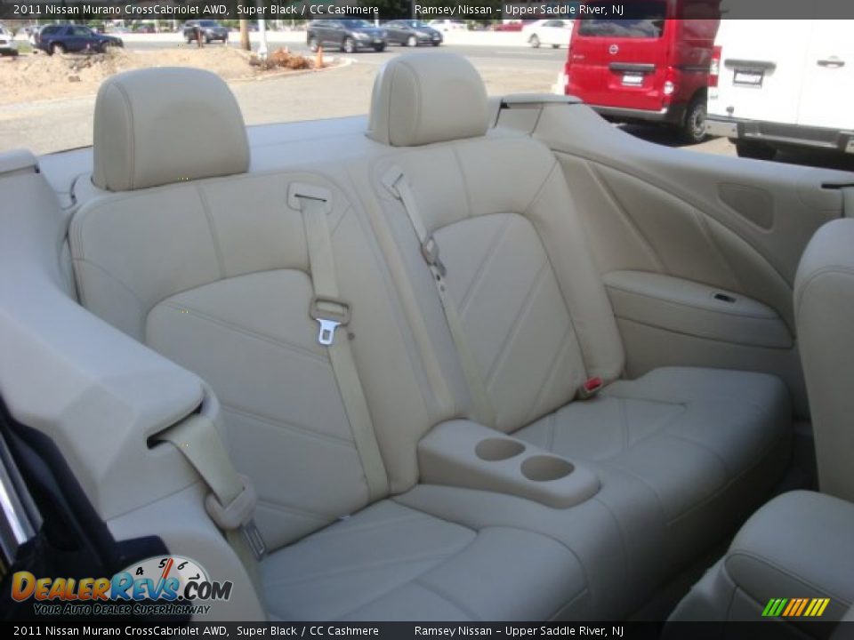 Rear Seat of 2011 Nissan Murano CrossCabriolet AWD Photo #15