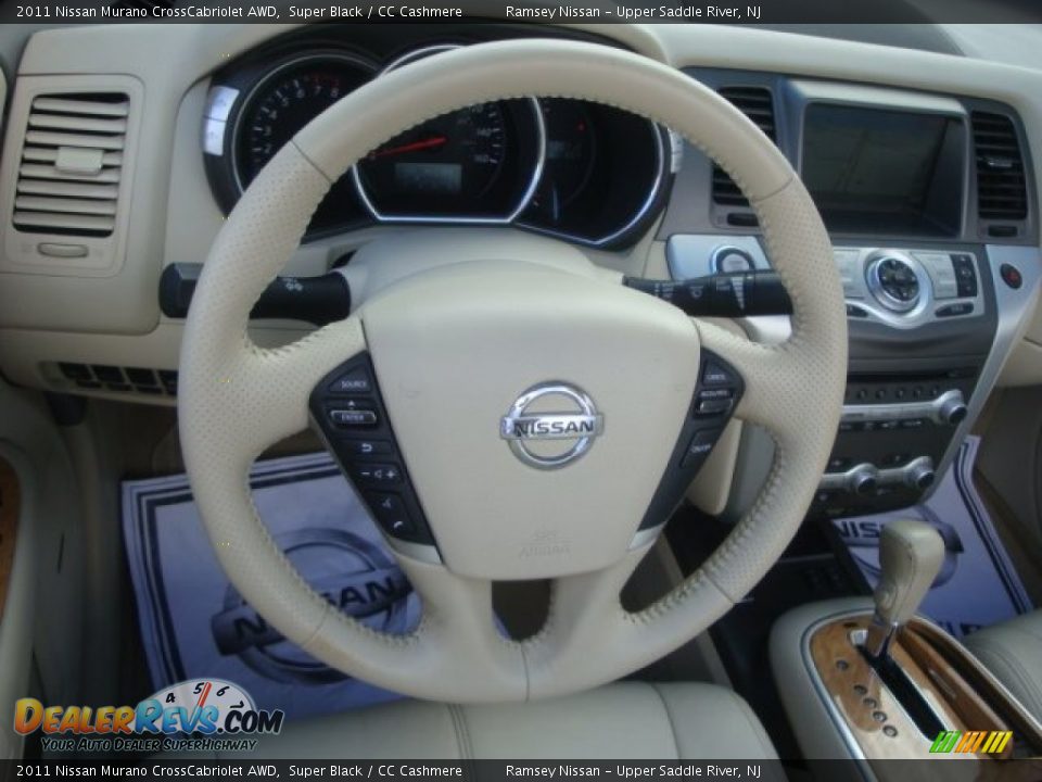 2011 Nissan Murano CrossCabriolet AWD Steering Wheel Photo #18